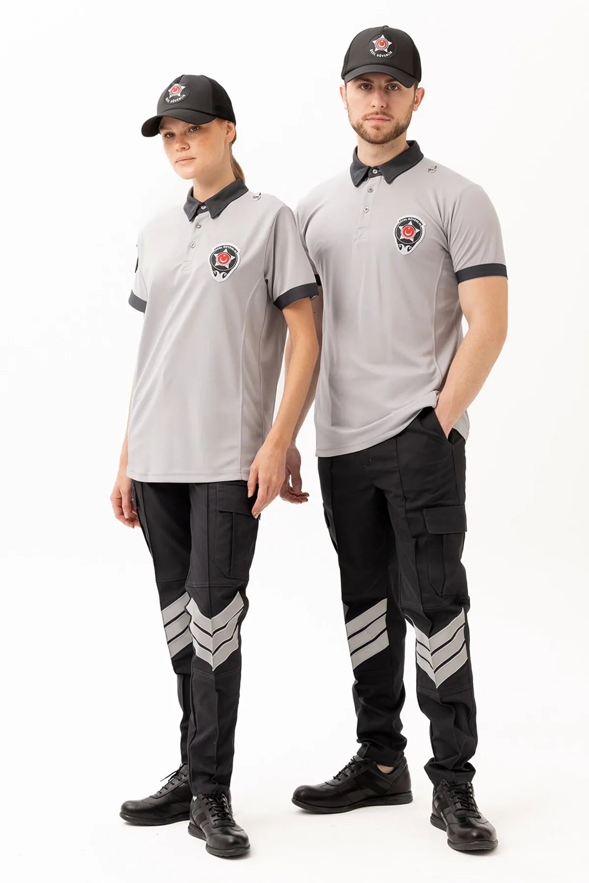 Unisex Kısa Kollu Özel Güvenlik Polo Tişört
