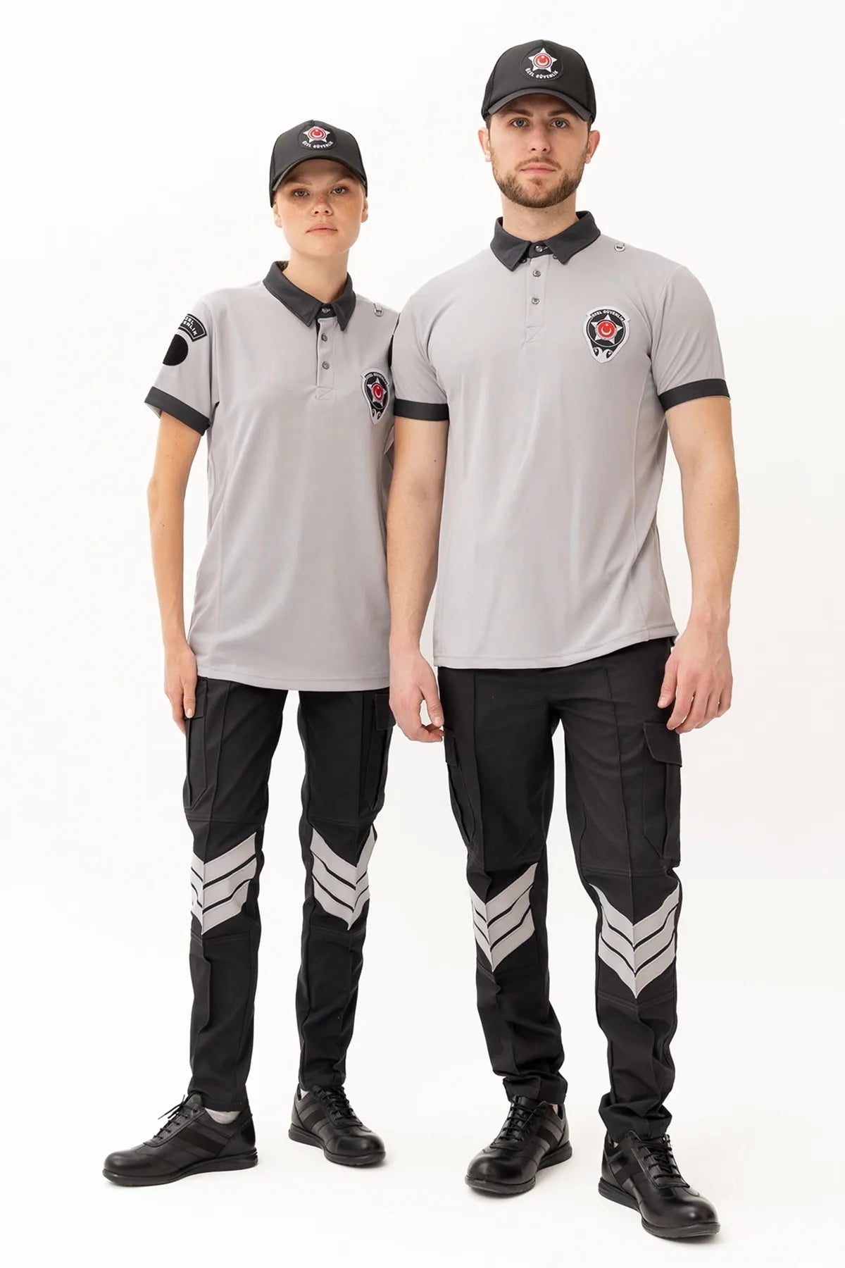 Unisex Kısa Kollu Özel Güvenlik Polo Tişört