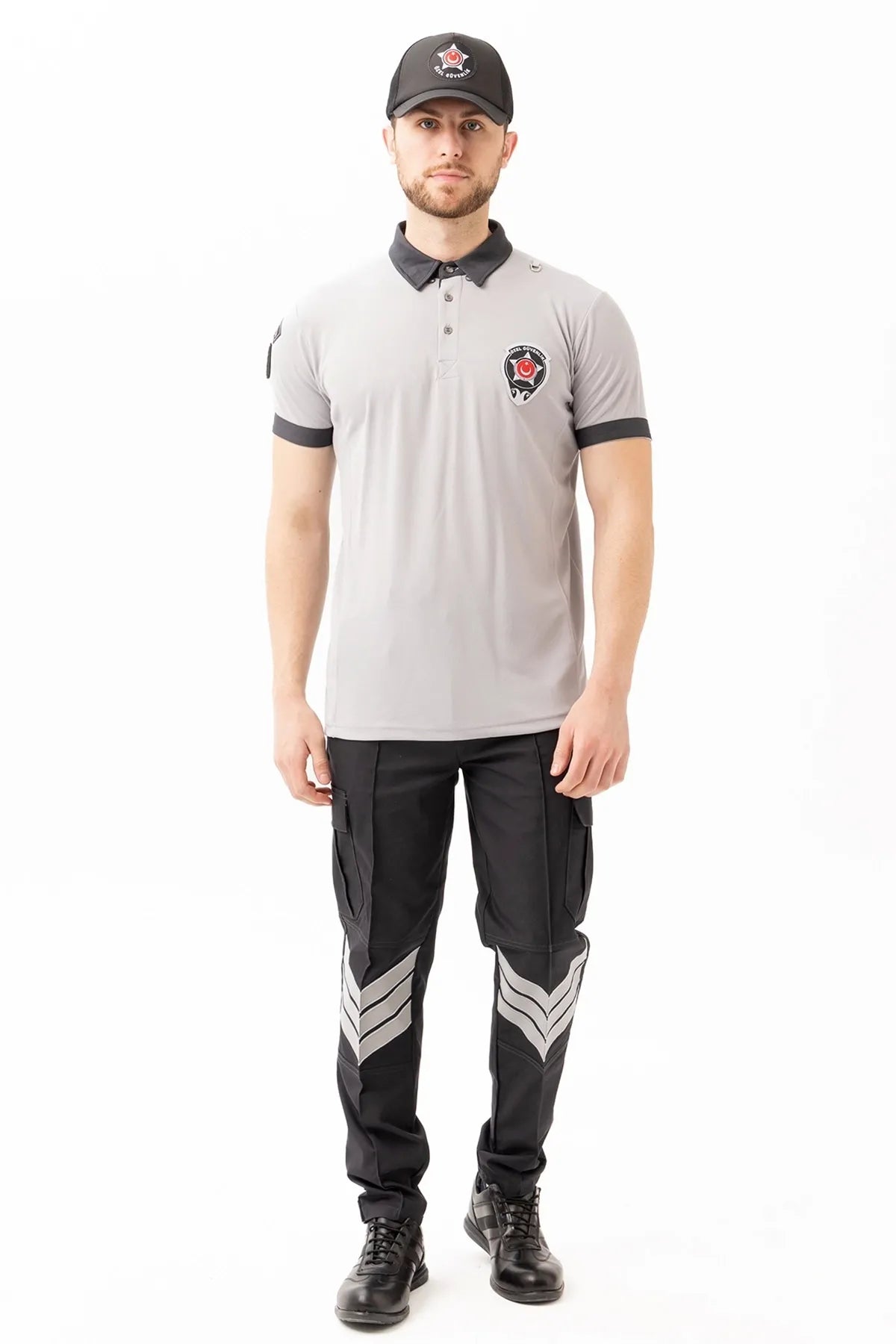 Unisex Kısa Kollu Özel Güvenlik Polo Tişört