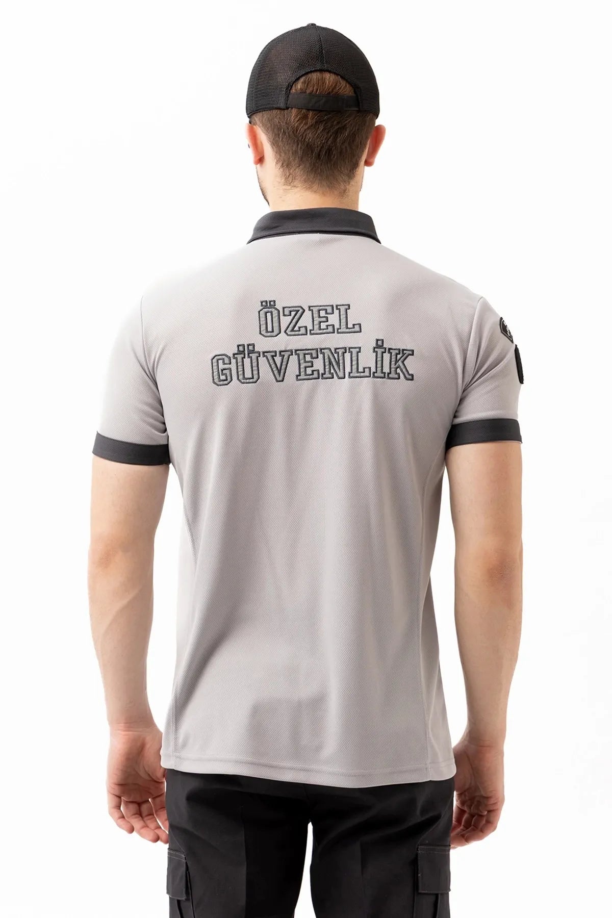 Unisex Kısa Kollu Özel Güvenlik Polo Tişört