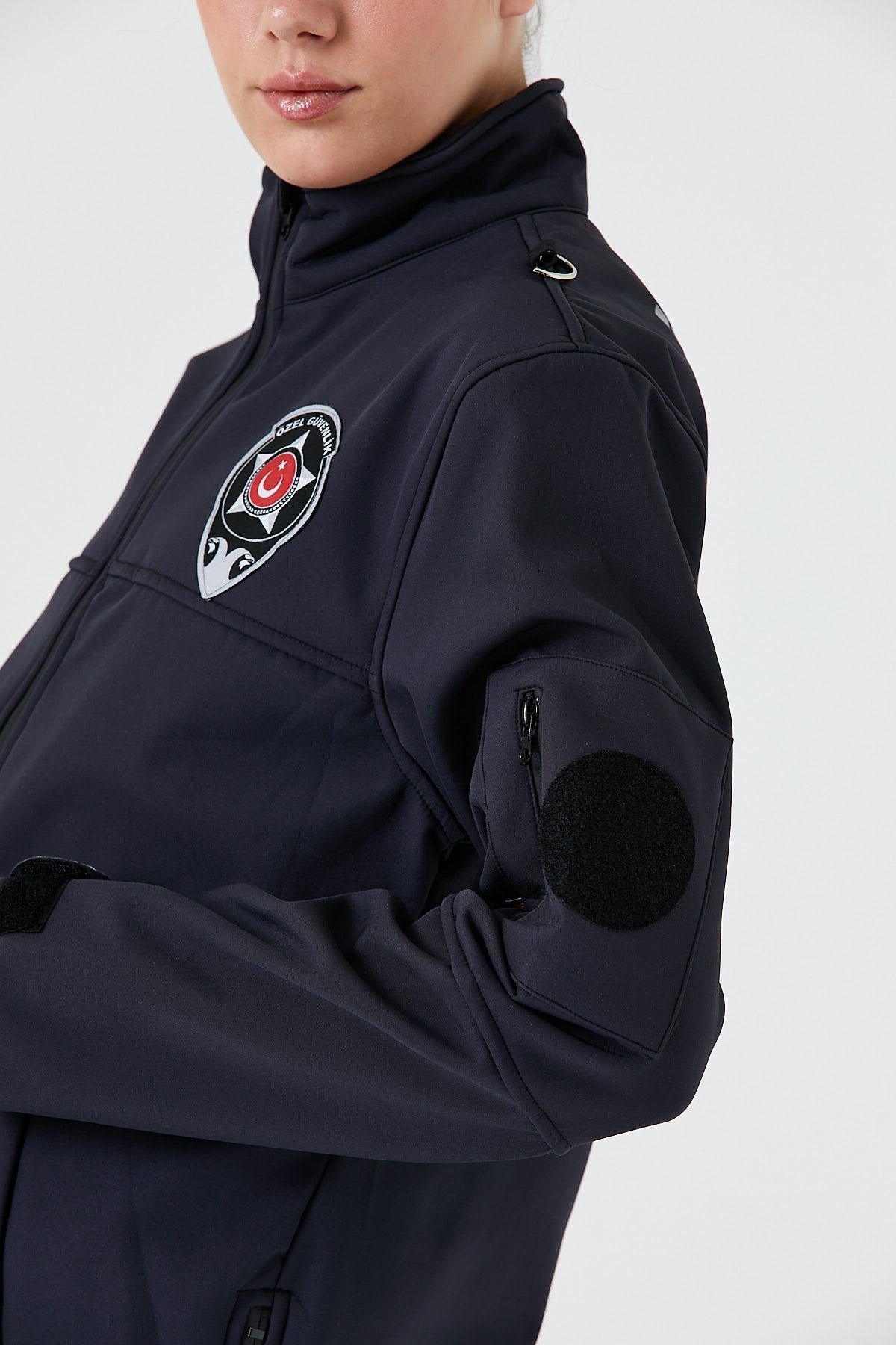 Kadın Özel Güvenlik Kışlık Softshell Mont