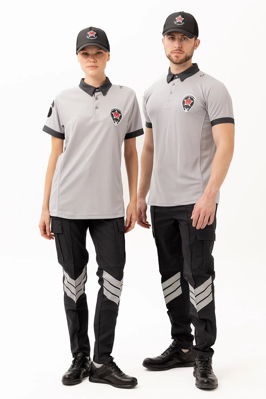 Unisex Kısa Kollu Özel Güvenlik Polo Tişört