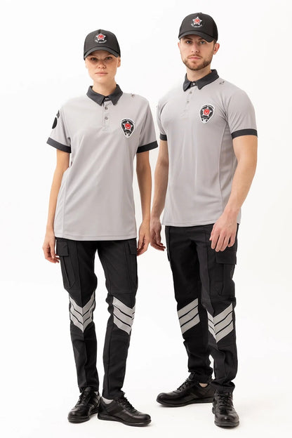 Unisex Kısa Kollu Özel Güvenlik Polo Tişört