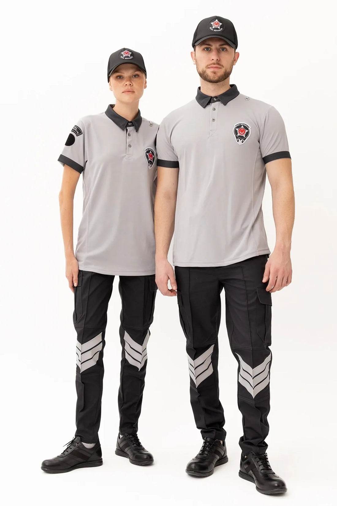 Unisex Kısa Kollu Özel Güvenlik Polo Tişört