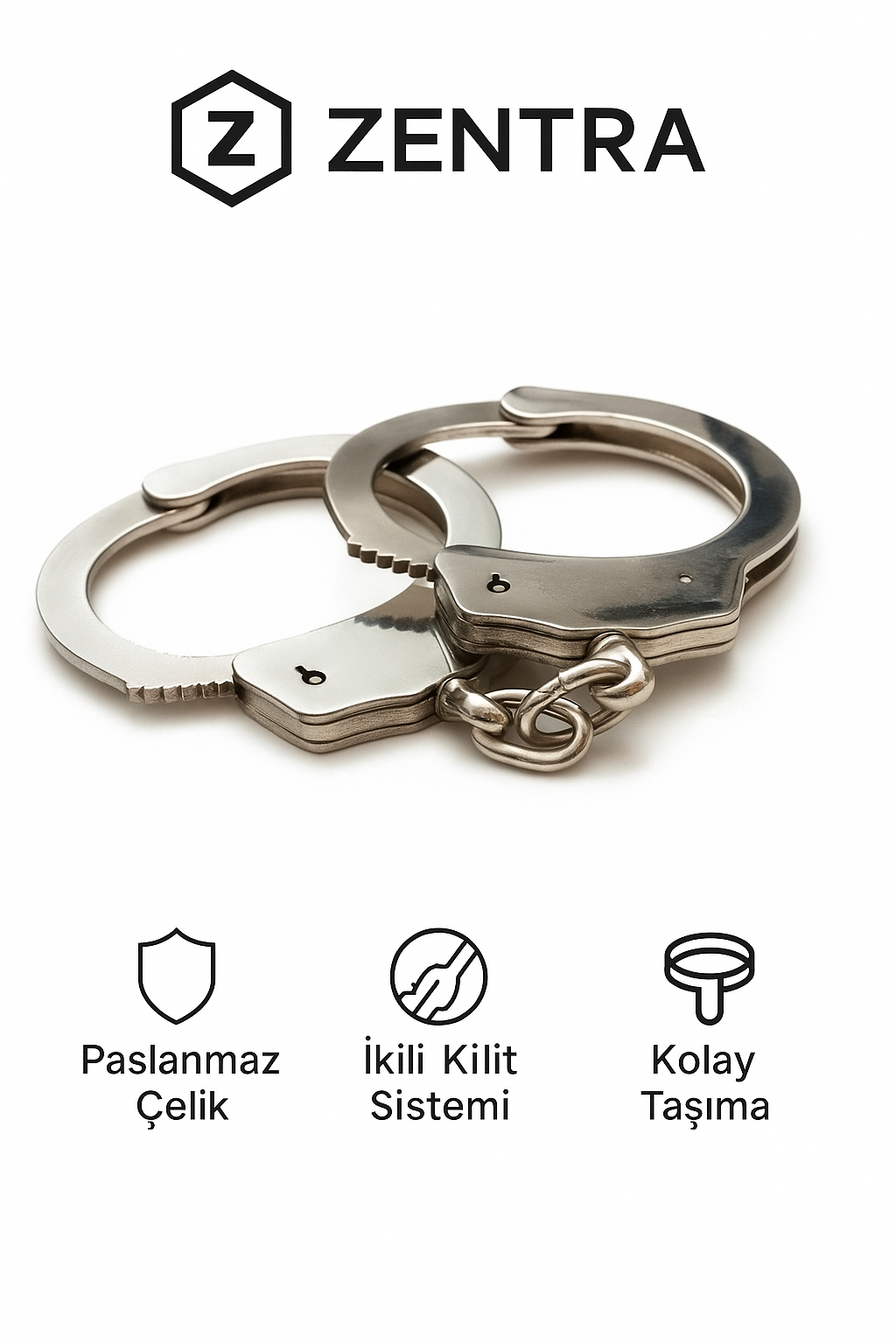 Çelik Güvenlik Kelepçesi
