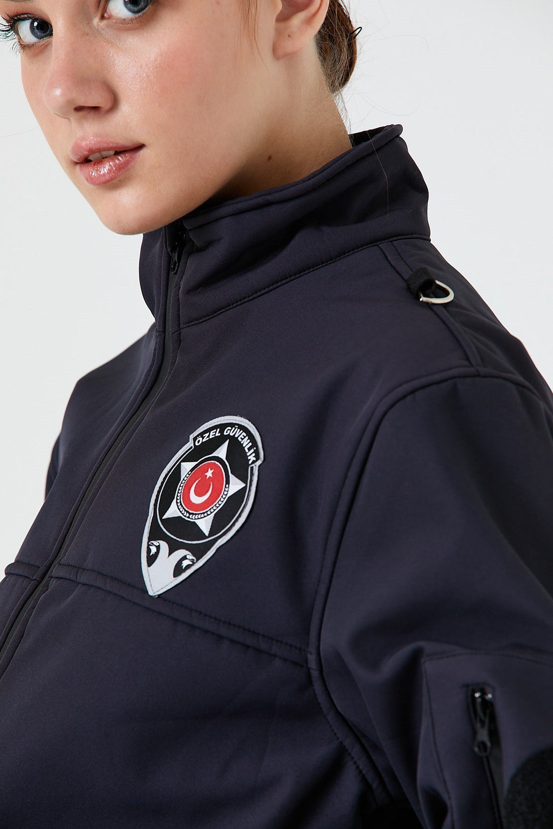 Kadın Özel Güvenlik Kışlık Softshell Mont